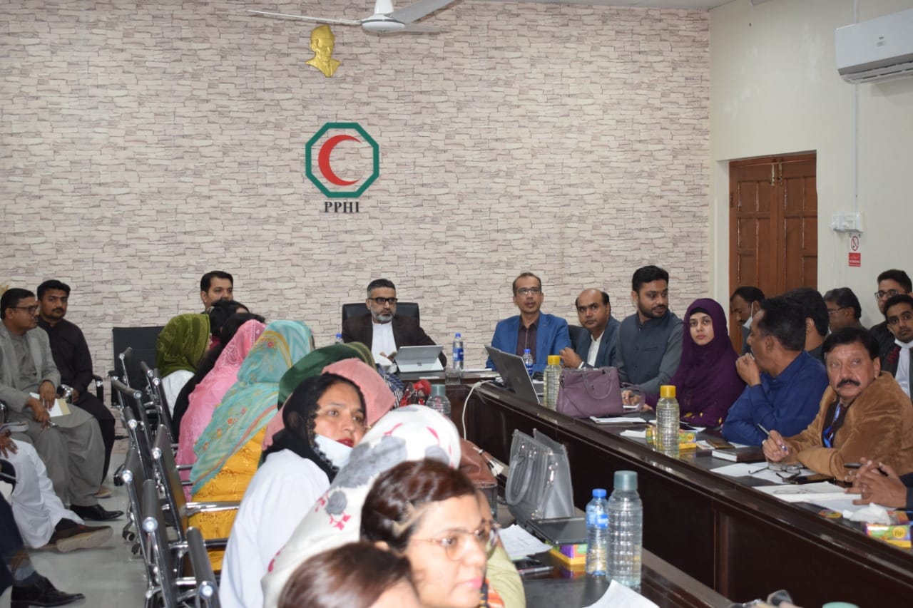 CEO PPHI Sindh chaired Monthly Review Meeting of DO Tharparkar
